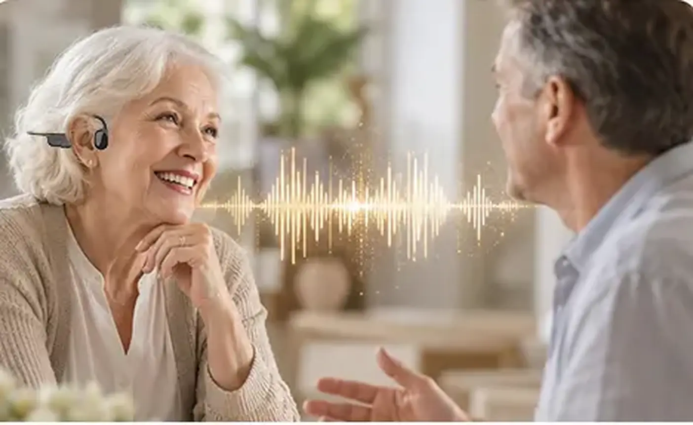 Ouderen die een persoonlijk gesprek voeren