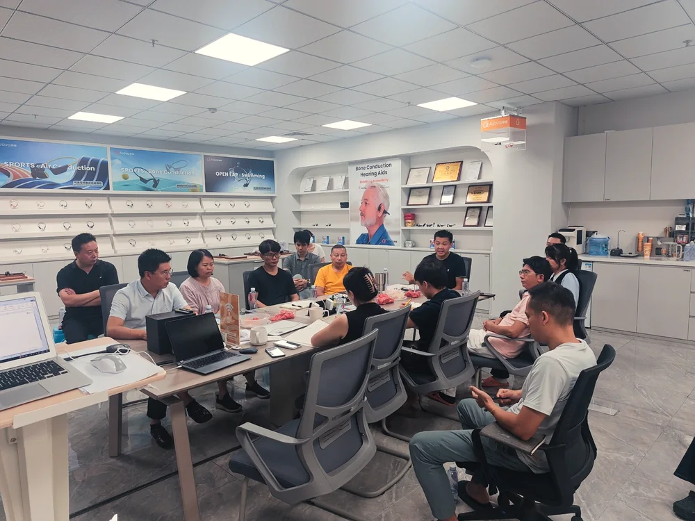 Another view of Alova business training and discussion