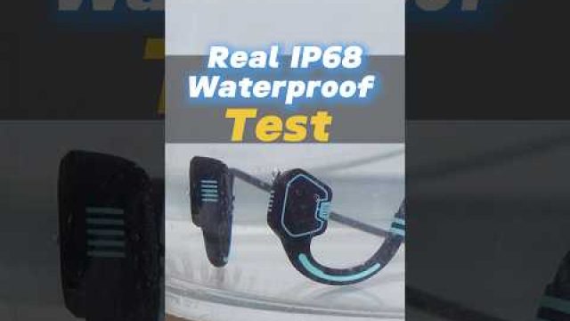 実際のIP68防水テスト