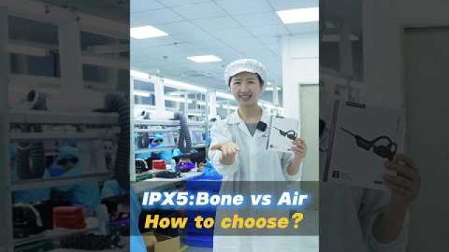 IPX5 骨伝導 vs 空気伝導